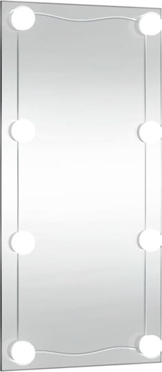 vidaXL 3189149 Καθρέπτης Ορθογώνιος με LED Φωτισμό 30x60cm