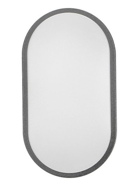 Orno Επιτοίχια Εξωτερική Πλαφονιέρα LED IP54 15W με Φυσικό Λευκό Φως 21.22x44εκ.