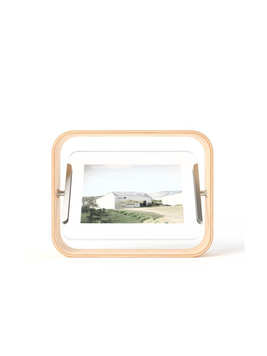 Umbra Wooden Photo Frame With Beige Frame