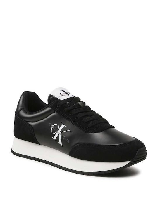 Calvin Klein Retro Runner Damen Sneakers Black / White