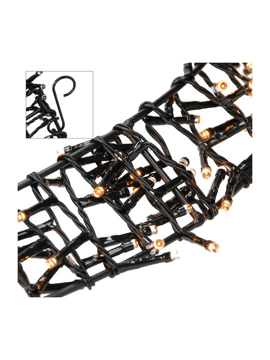 ECD Germany Christmas Lighted Decorative Wreath Electric Powered 38cm
