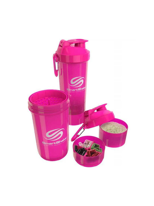 SmartShake Shaker Proteine 500ml Plastic Roz