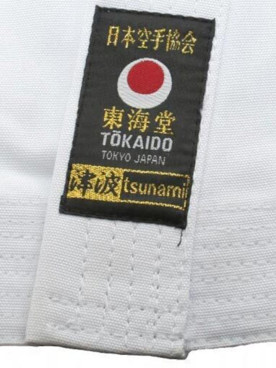 Tokaido Tsunami Gold Bărbați Uniforme Karate Alb 14oz