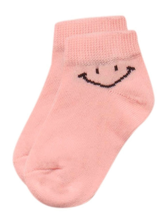 Biorganic Girls 2 Pack Ankle Socks Pink