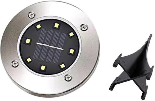 Set of 4 Stake Solar Lights with Natural White Light 4000K IP67 11.5cmx11.5cmx13cmcm