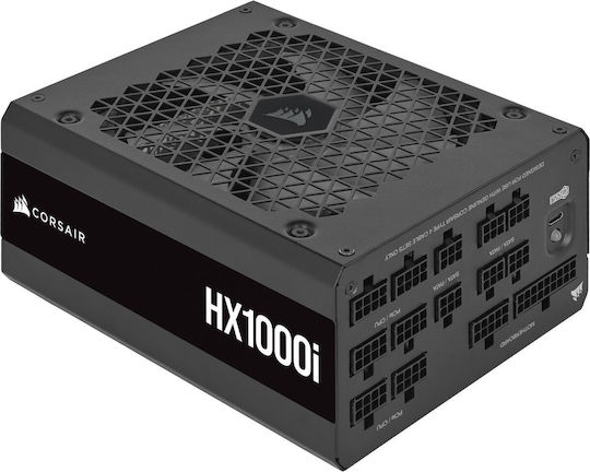 Corsair HX1000i 1000W Μαύρο Τροφοδοτικό Υπολογιστή Full Modular 80 Plus Platinum