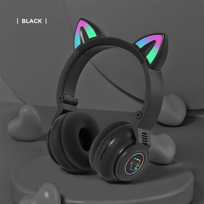 STN26 Wireless/Wired On Ear Headphones Blacα