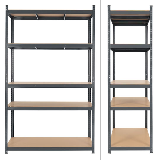 ECD Germany Dexion Shelf 100x60x200cm With 5 Shelves Total Load Capacity 875kg