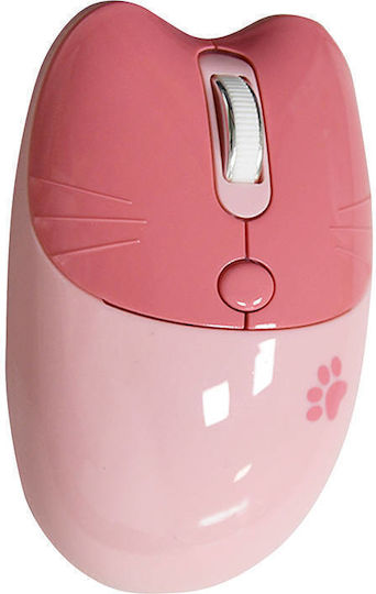 Mofii MOFII M3AG Ασύρματο Mini Ποντίκι Cat Pink