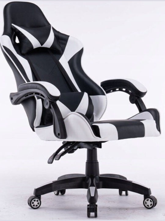 Topeshop Imitatie de piele Black / White Topeshop Imitatie de piele Black / White