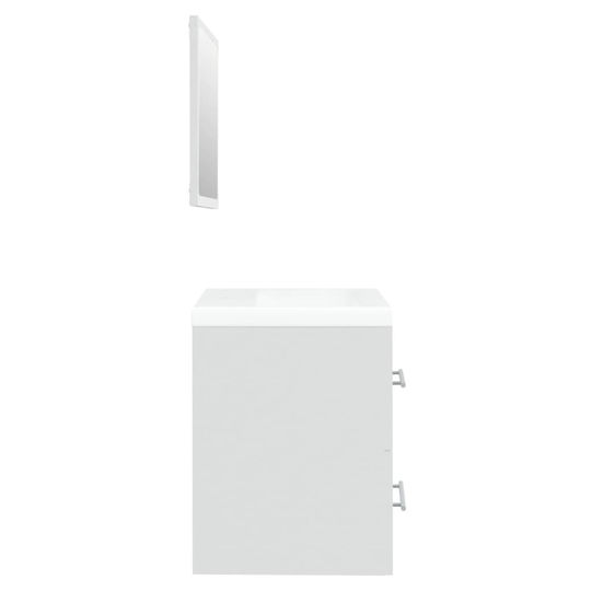 vidaXL Countertop with Sink L41xW38.5xH48cm White