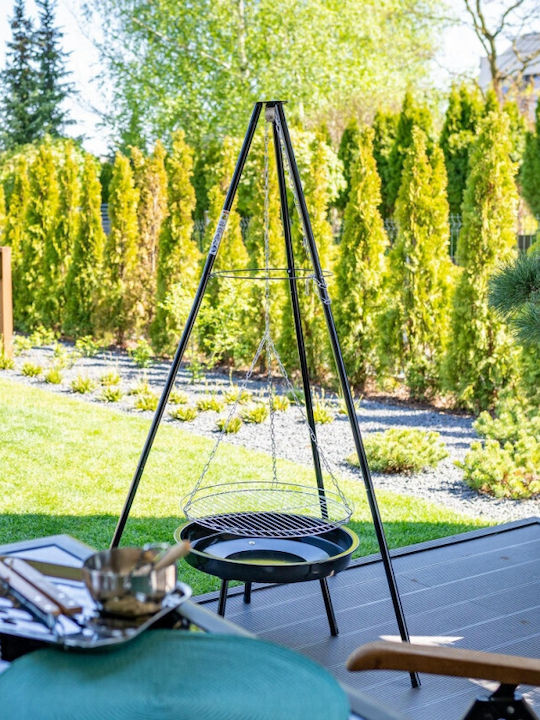Master Grill & Party Firepit Black 49x49x152cm
