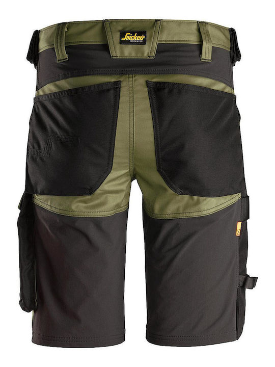 Snickers Workwear Βερμούδα Εργασίας Χακί Snickers Workwear Βερμούδα Εργασίας Χακί