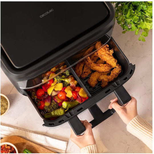 Cecotec Cecofry Dual 9000 Air Fryer 9lt Ασημί