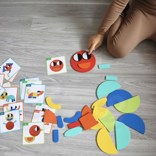 Woopie Shape Puzzle Montessori Εκπαιδευτικό Παιχνίδι Γνώσεων για 3+ Ετών