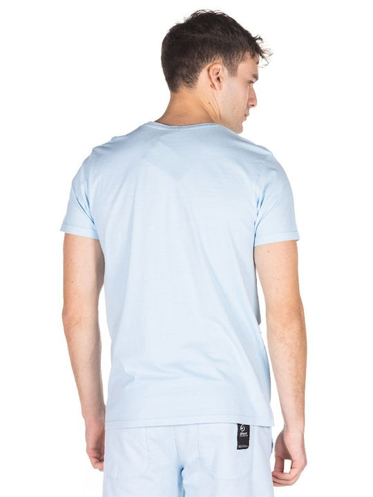 District75 Men's Short Sleeve T-shirt Light Blue