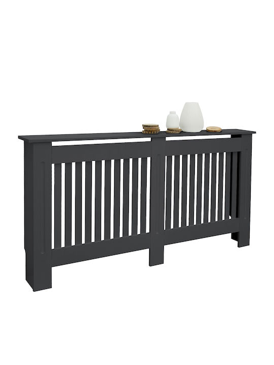 ML-Design Κάλυμμα Καλοριφέρ από MDF Γκρι 152x19x82cm