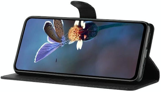 Butterfly Flower Wallet Μαύρο (TCL 40 SE)