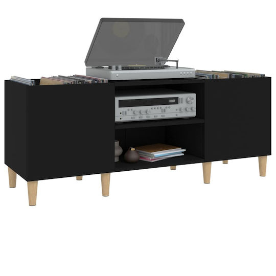 vidaXL Έπιπλο Hi-Fi Μαύρο 38x121x48cm