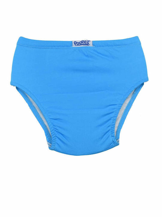 Poopes Kids' Brief Light Blue