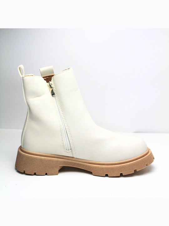 Alta Moda Women's Chelsea Boots White