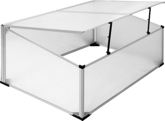 ECD Germany 390001926 Mini Seed Propagator with Aluminum Frame 1x0.6x0.4m