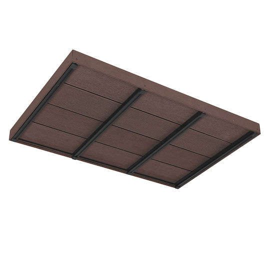ECD Germany WPC Garden Decking Board 101x63cm