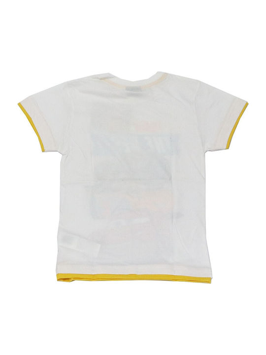 Kinder-T-Shirt Weiß Cars