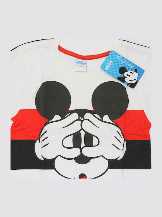 Tricou pentru copii Roșu Mickey
