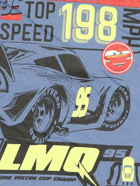 Kinder-T-Shirt Blau Cars