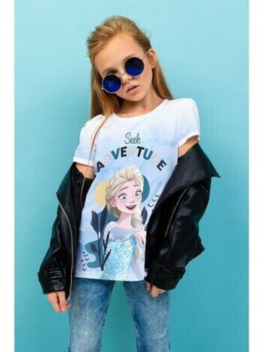 Kids' T-shirt Light Blue Frozen