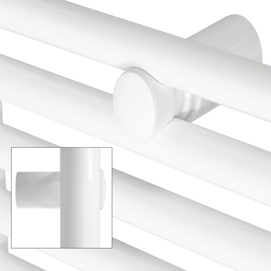 ECD Germany Towel Rail Bathroom 500x1200 White