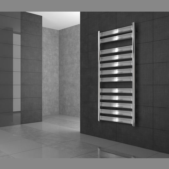 ECD Germany Tharr Electric Towel Rail 600W 95x50cm Silver