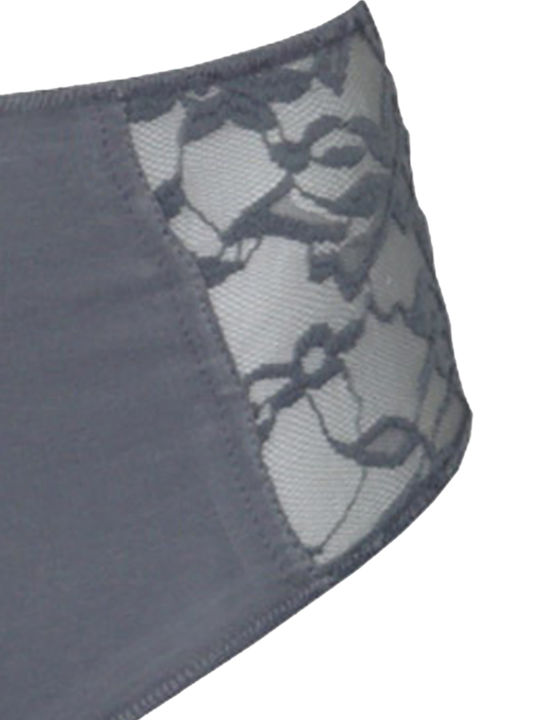 Helios Baumwolle Damen Slip Gray