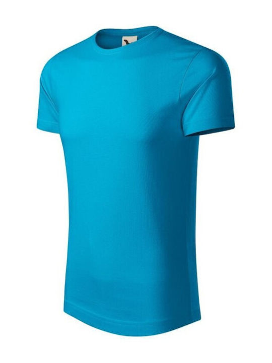 Malfini Ανδρικό Διαφημιστικό T-shirt Κοντομάνικο σε Χρώμα