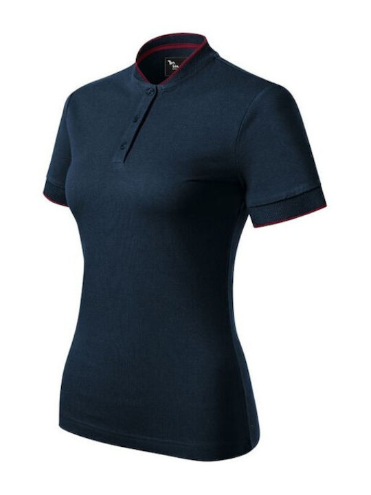 Malfini Men's Short Sleeve Promotional Blouse Navy Blue