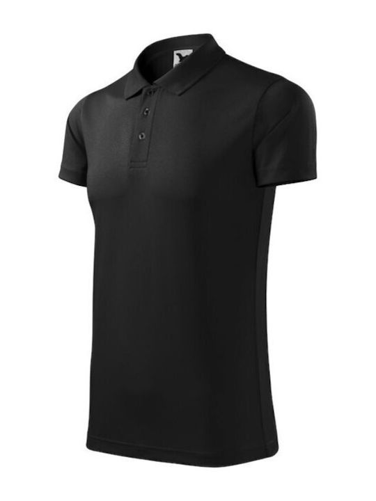 Malfini Men's Short Sleeve Promotional Blouse Black