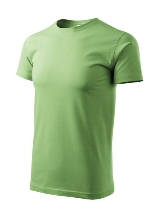 Malfini Basic Bărbătesc Tricou Promotional Mânecă Scurtă în Verde Culore