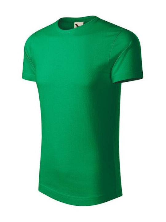 Malfini Men's Short Sleeve Promotional T-Shirt Green MLI-17116