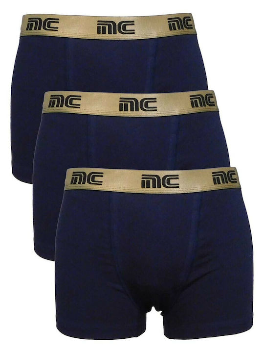 Nina Club Men's Boxers Blue Marlene / Gold 3Pack