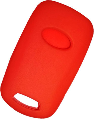 Silicone Car Key Cover Case with 3 Buttons for Hyundai / Kia Red