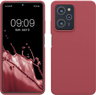 KWmobile Rubberized Umschlag Rückseite Silikon Rosa (Poco X5 Pro) 60898.167