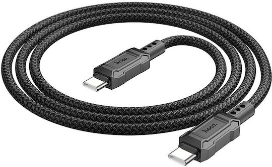 Hoco Leader X94 USB 2.0 Cable USB-C male - USB-C 60W Black 1m (HOC-X94c-BK)