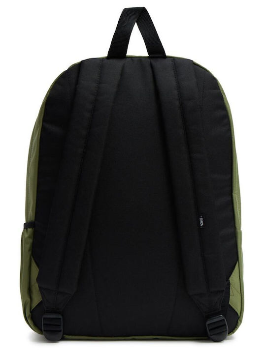 Vans Realm Flying V School Bag Backpack Junior High-High School in Khaki color