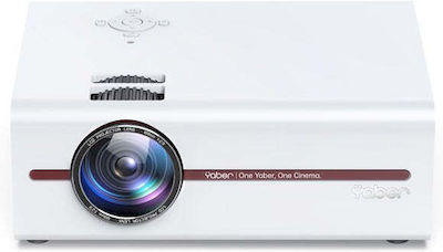 Yaber V5 Mini Projector HD με Wi-Fi και Ενσωματωμένα Ηχεία Λευκός