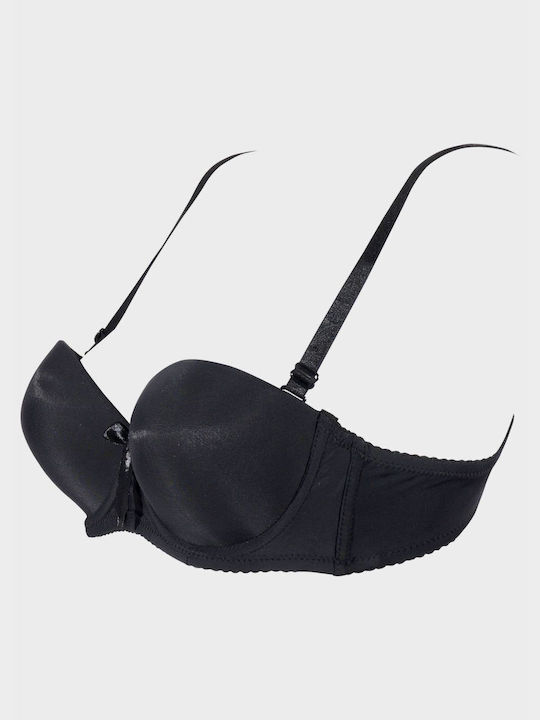 G Secret Strapless Bra Black