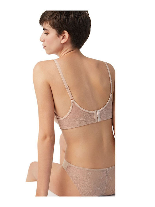 Bra with Light Padding Underwire Beige