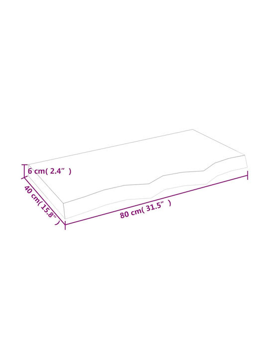 Regal Wand Beige 80x40x6cm