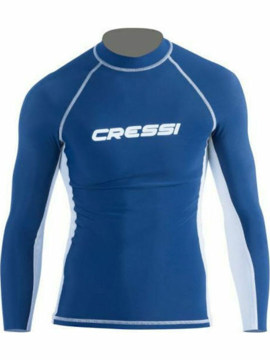CressiSub UPF 50+ Herren Langärmeliges Sonnenschutzshirt Blau