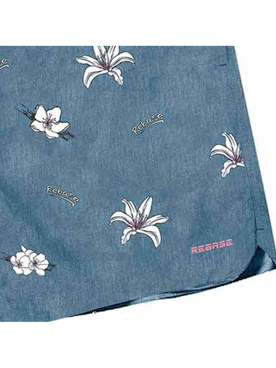 Rebase Herren Badehose Shorts Aqua Marine Melange